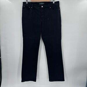 LRL Lauren Jeans Co. Ralph Lauren Women's Jeans Black Size 14 (36x30)‎ Casual